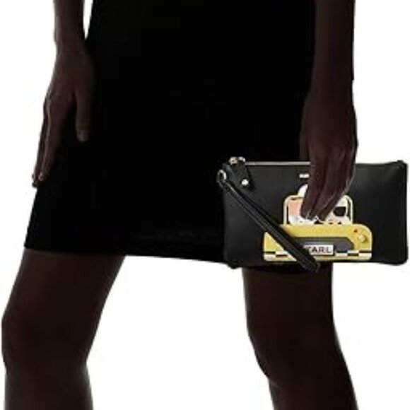 Karl Lagerfeld Paris Maybelle Wristlet Taxi - Picture 6 of 6